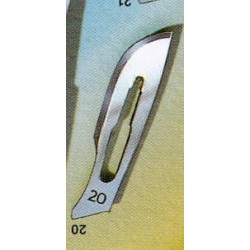 STERILE SURGICAL BLADES NR 20 (100X1)