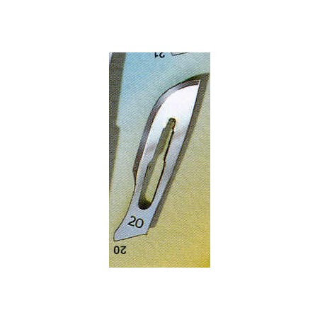 STERILE SKALPELLKLINGEN NR 20 (100X1)