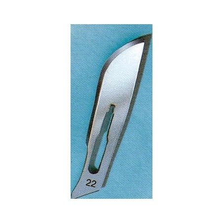 STERILE SURGICAL BLADES NR 22 (100X1)