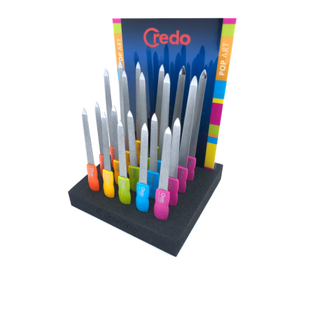 Display saffier vijlen Pop art