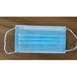 MASQUE EN PAPIER DREI SCHICHTEN PER 50 BLAU  EN 14683 : 2019