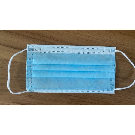 FACE MASKS TRIPLE LAYER  PER 5O BLUE EN 14683 : 2019