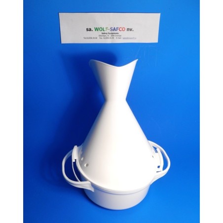 INHALATOR KUNSTOFF WEISS