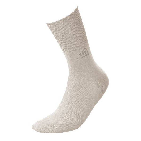 Chaussettes médicales pour diabétiques Cotton Silver+ Beige 43-46