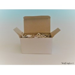 ELASTISCHE KLAMMER WEISS DOSE MIT 100 ST