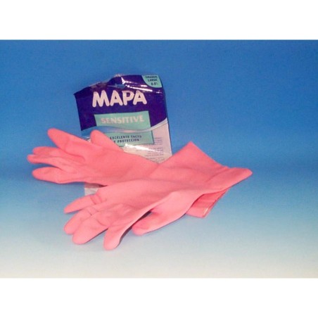 MAPA HAUSHALTGUMMIHANDSCHUH ROSA 9-9.5