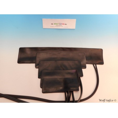 GUMMIBEUTEL DOPPELSCHL. 12X45 SCHWARZ