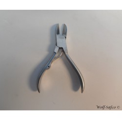 NAGELZANGE MIT SCHRÄGEM MAUL ROSTFREI