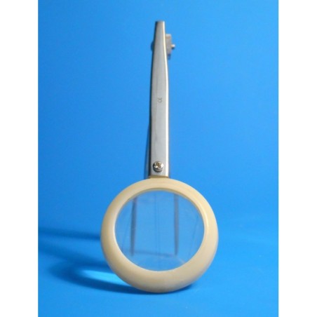 SPLINTER TWEEZERS FEILCHENFELD WITH MAGNIFYING GLASS - PLASTIC CASE