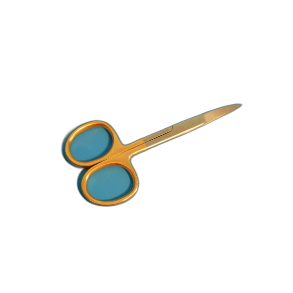 Huidschaar satijn Gold 9cm (plus vendu)